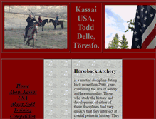 Tablet Screenshot of horsebackarcheryusa.com